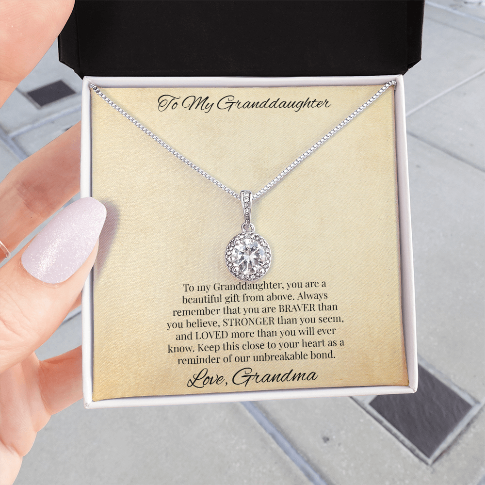 To My Granddaughter- Eternal Hope Necklace