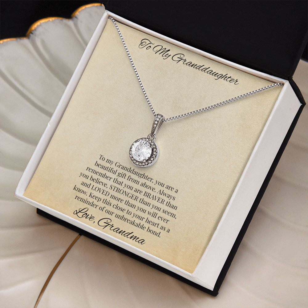 To My Granddaughter- Eternal Hope Necklace