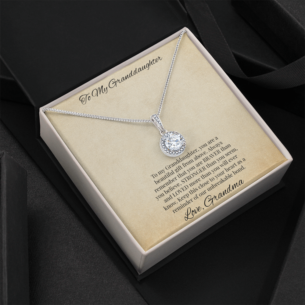 To My Granddaughter- Eternal Hope Necklace