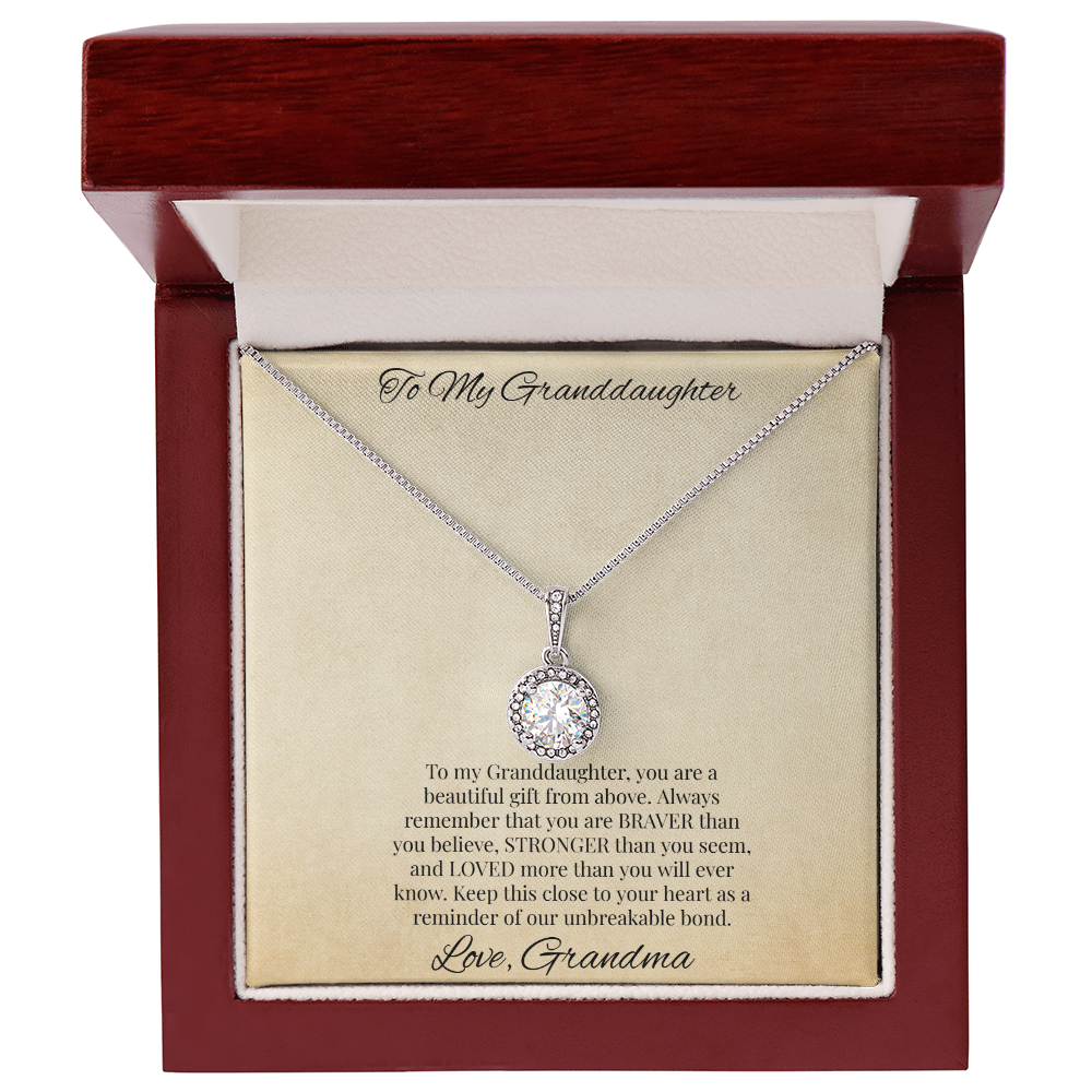 To My Granddaughter- Eternal Hope Necklace