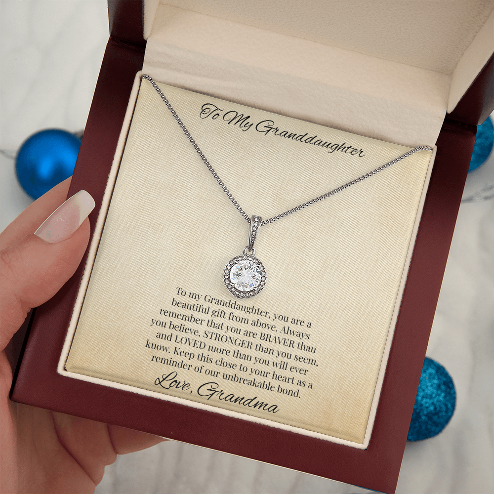 To My Granddaughter- Eternal Hope Necklace