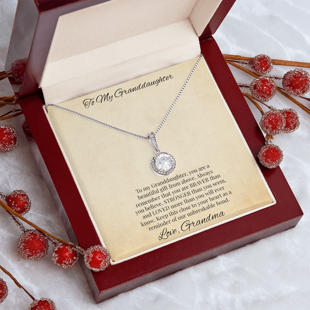 To My Granddaughter- Eternal Hope Necklace