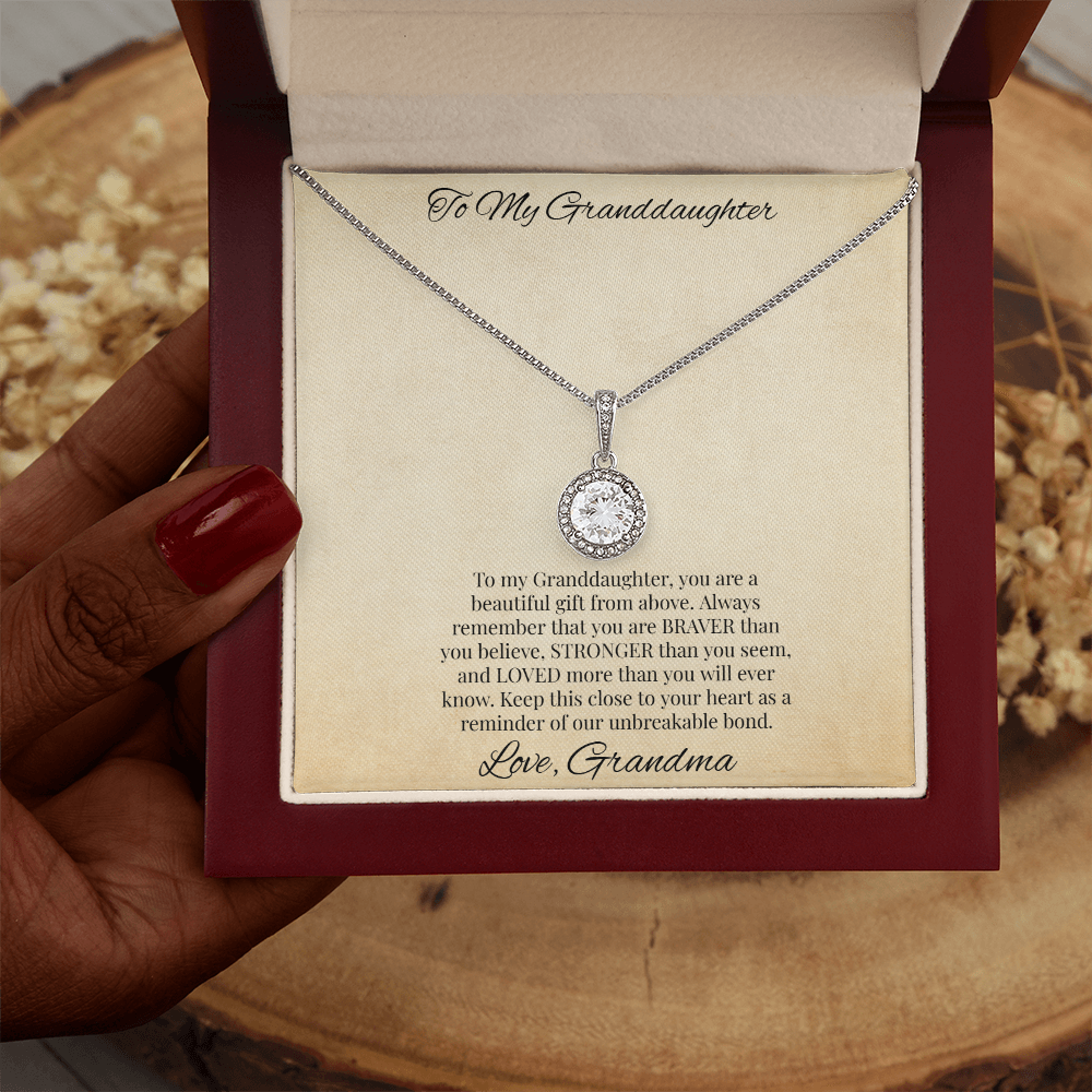 To My Granddaughter- Eternal Hope Necklace