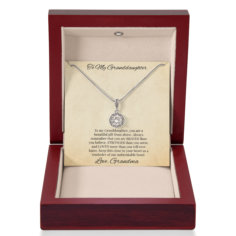 To My Granddaughter- Eternal Hope Necklace
